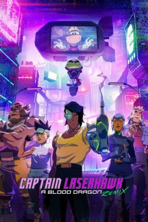 Captain Laserhawk: A Blood Dragon Remix afiş