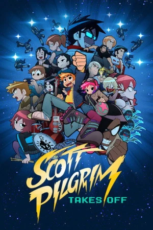 Scott Pilgrim Takes Off afiş